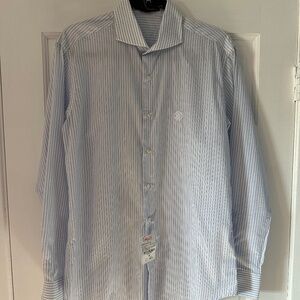 NWT Roberto Cavalli men's pinstripe dress shirt